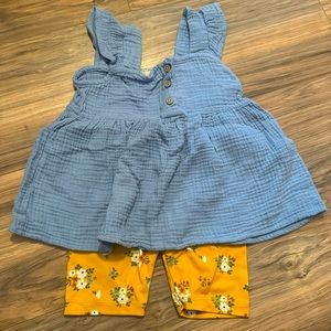 Toddler floral outfit